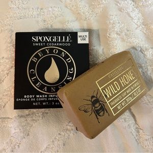 Spongelle Body Buffer and Honey Soap